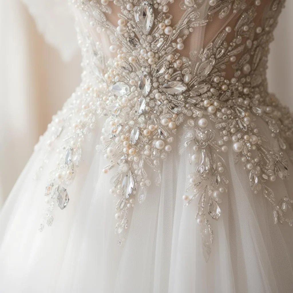 Bridal Embroidery Manufacturing