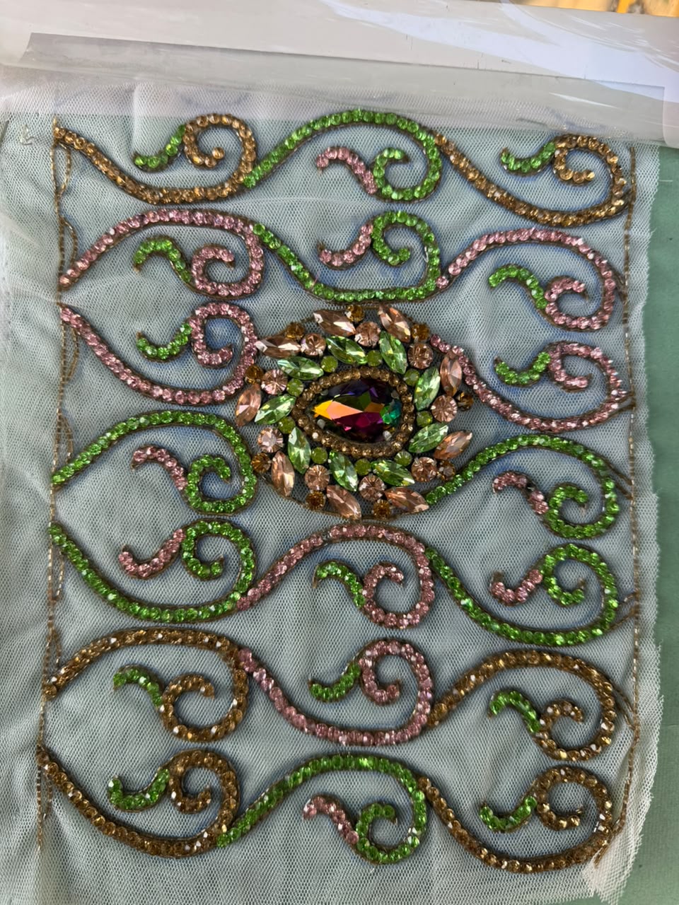 Crystal & Stone Work - Dimensional crystal lattice work 6