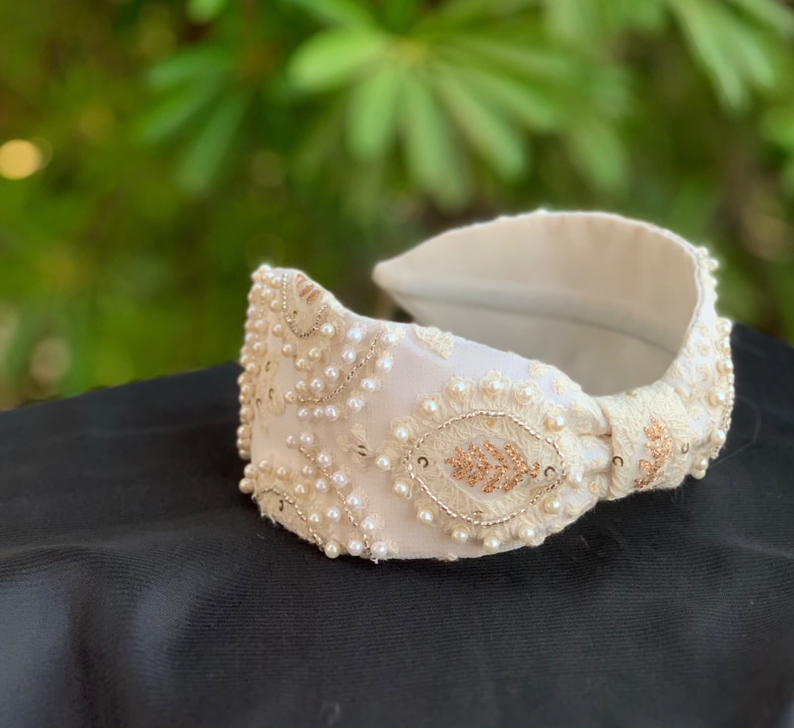Pearl Work - Traditional flower motif 6