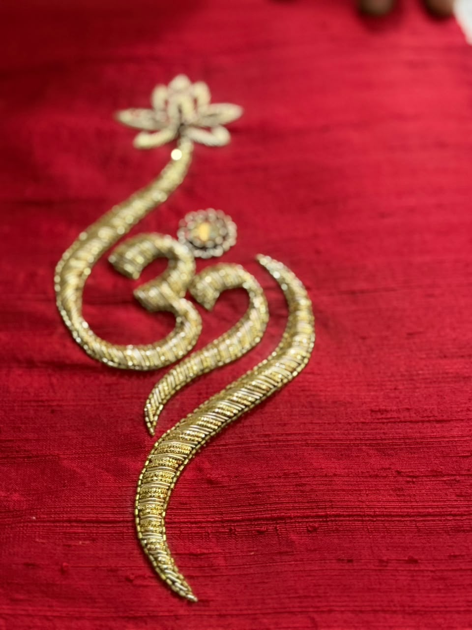 Zardozi artisan work - luxury finish