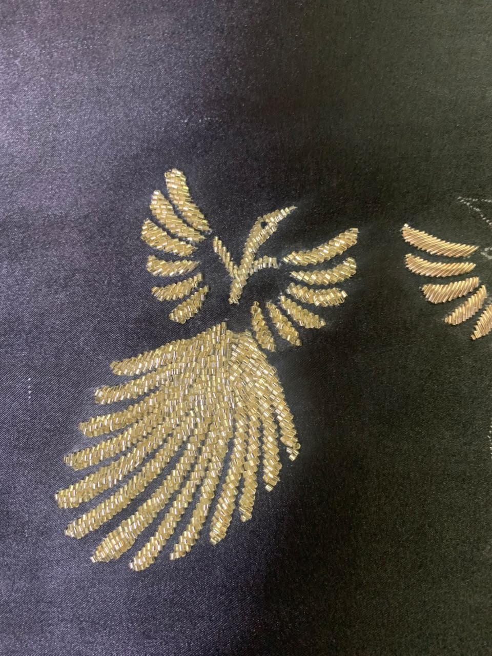 Zardozi embroidery - ornate motif