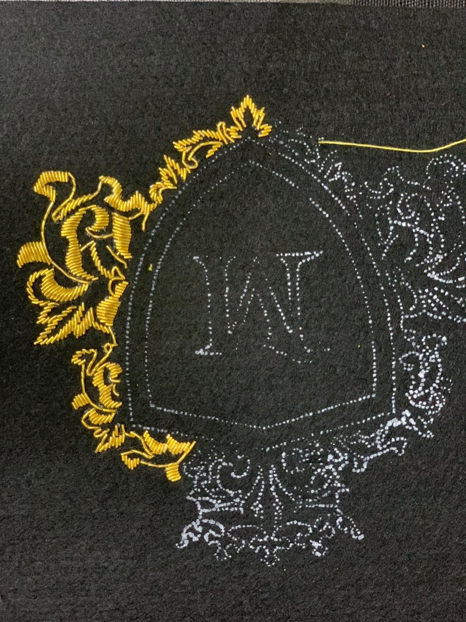 Zardozi embroidery - luxury finish