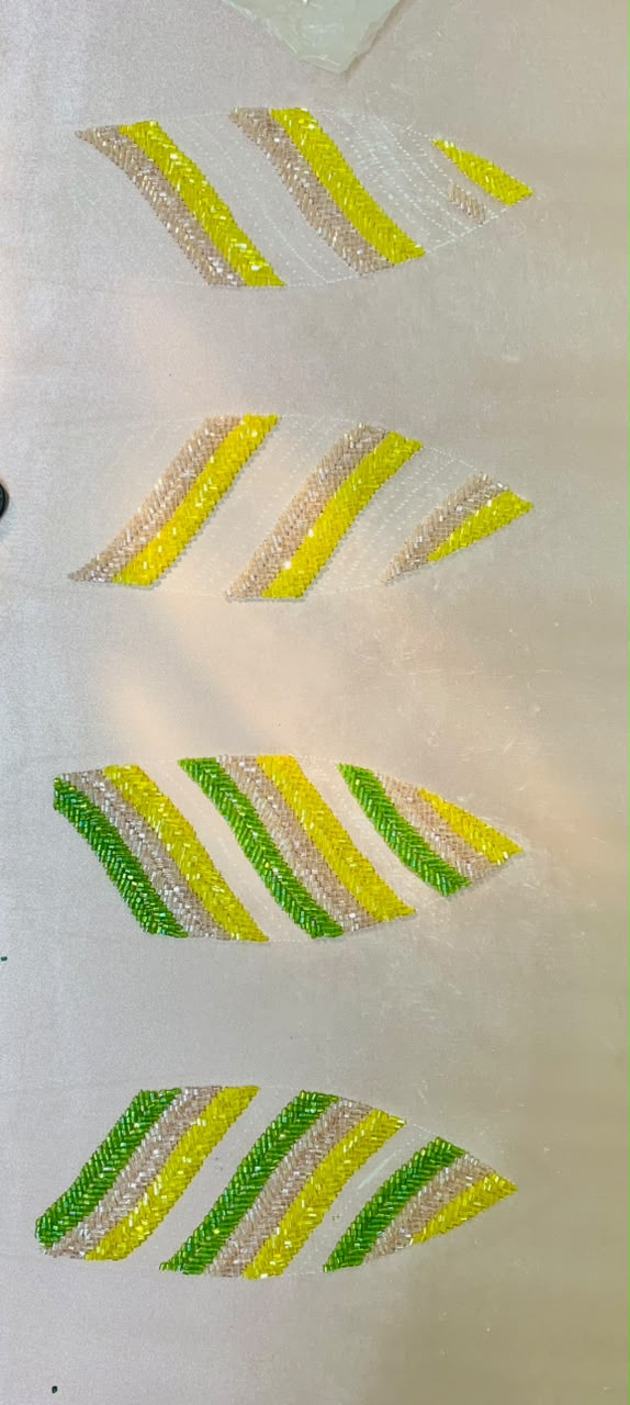 Zardozi embroidery - karigan work